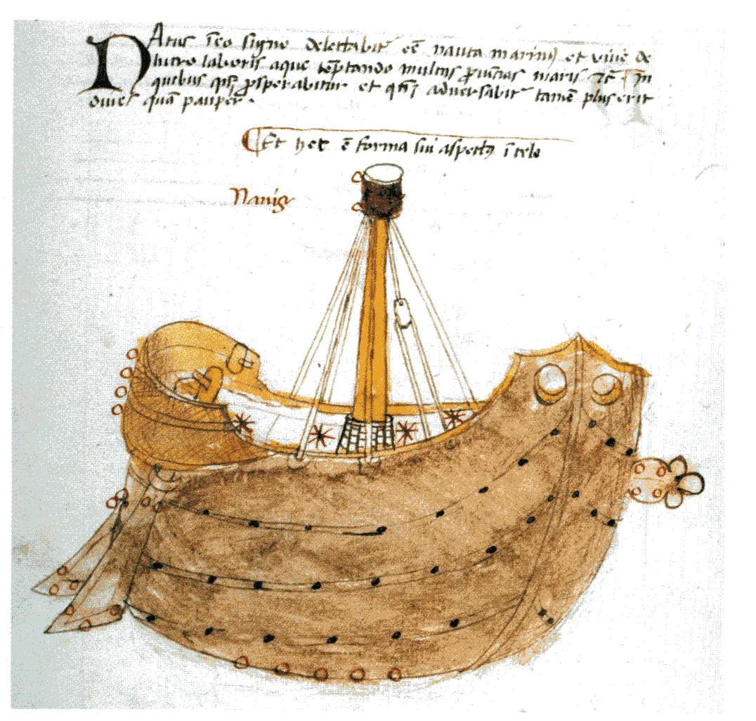 De Argo, geschonken door Athena aan Jason en de Argonauten — negentiende-eeuwse gravure.