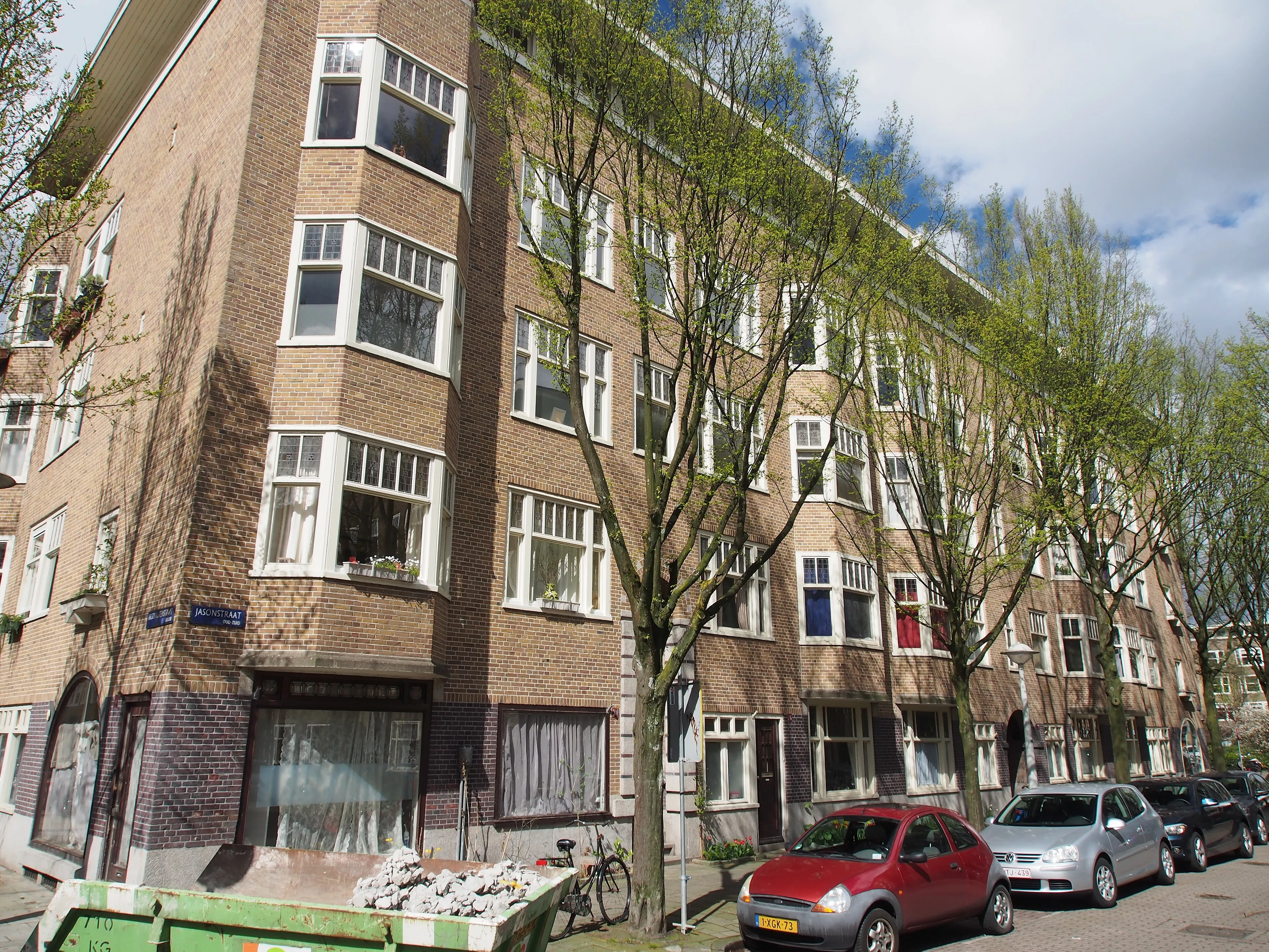 Hoek Argonautenstraat en Jasonstraat, hedendaags.