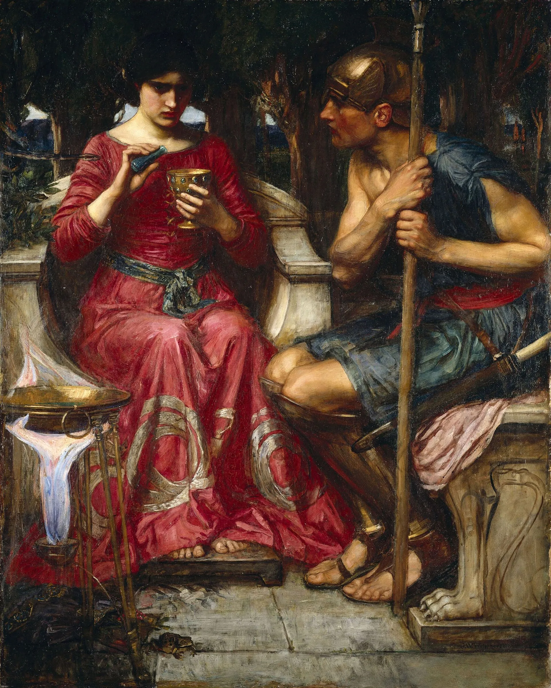 Jason en Medea, schilderij van John William Waterhouse.